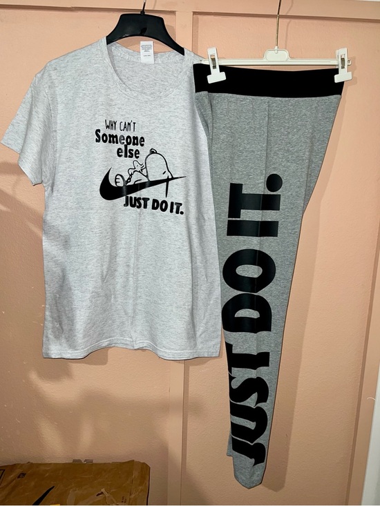 Nike Other - Hanes Snoopy Nike Tee Shirt & Nike Leggings